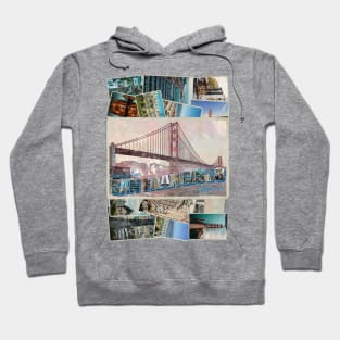 Greetings from San Francisco in California Vintage style retro souvenir Hoodie